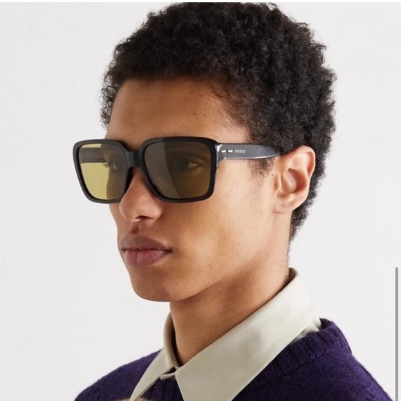 NEW GUCCI GG0786S 002 UNISEX SUNGLASSES GUCCI GG0786S BLACK - Picture 8 of 12